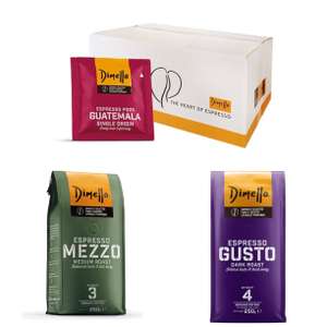 Extra 50% off S&S Voucher on Dimello Ground Coffee 250g £2.59 with S&S/ 50 Coffee Pods £5.36 with S&S (See description)