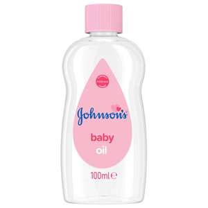 Johnson's Baby Oil 100ML (Or £0.90 S&S)
