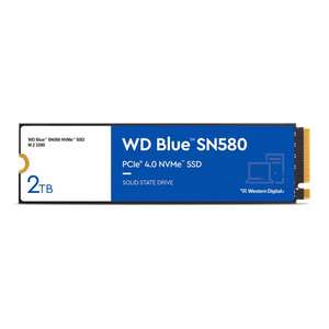 2TB Western Digital SN580 M.2 PCIE 4.0 NVMe SSD