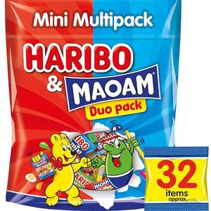 HARIBO and Maoam Pouch Halloween Party Sweets Sharing Bag 450g amazon fresh (orders over £30)