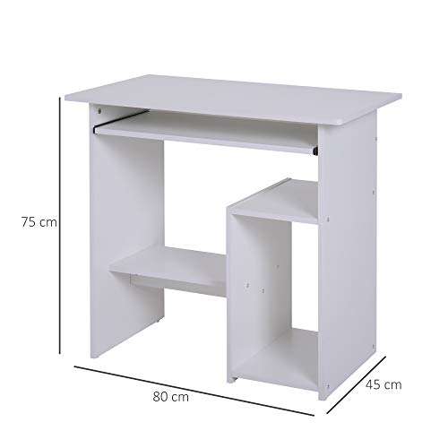 HOMCOM Compact Small Computer Table Wooden Desk - £39.94 Sold by MHSTAR @ Amazon