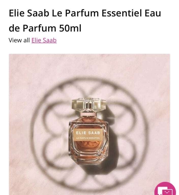 Elie Saab Le Parfum Essentiel Eau de Parfum 50ml - £33 (Free Collection) @ Superdrug