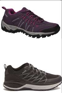 Hi-Tec Men's Trail Destroyer Waterproof Walking Shoes / Hi-Tec Jaguar Womens Waterproof Shoes £18 each