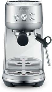 the Bambino by Sage, Brushed Stainless Steel 15 bar espresso machine with milk frother £199 @ Amazon Prime Exclusive
