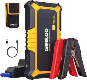 GOOLOO New GP2000 Jump Starter 2000A Car Starter Battery Pack (Up to 8.0L Gas, 6.0L Diesel Engine - Prime Price, W/code, By Landwork FBA