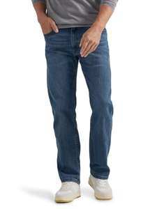 Wrangler Authentics Men's Classic Comfort-Waist Jeans 34W32L, colour: Blue Ocean