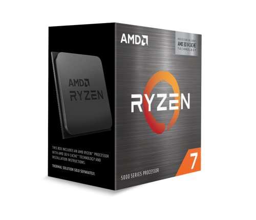 AMD Ryzen 7 5800X3D Desktop Processor (8-core/16-thread, 96MB L3 cache, up to 4.5 GHz max boost) £289.97 @ Amazon