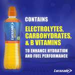 Lucozade Sport Energy Drink, Orange Flavour, Isotonic, with Electrolytes and B Vitamins, 4 Pack, 500ml Bottles £2.14 @ Amazon