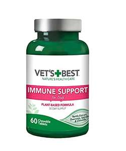 Vet's Best Immune Support Dog Supplement - 60 Chewable Tablets / £11.30 S&S