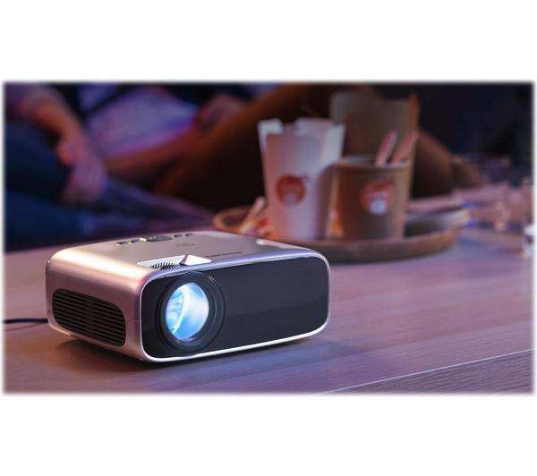 PHILIPS NeoPix Ultra 2+ NPX645 Smart Full HD Home Cinema Projector with android TV dongle £189 click and collect @ Currys