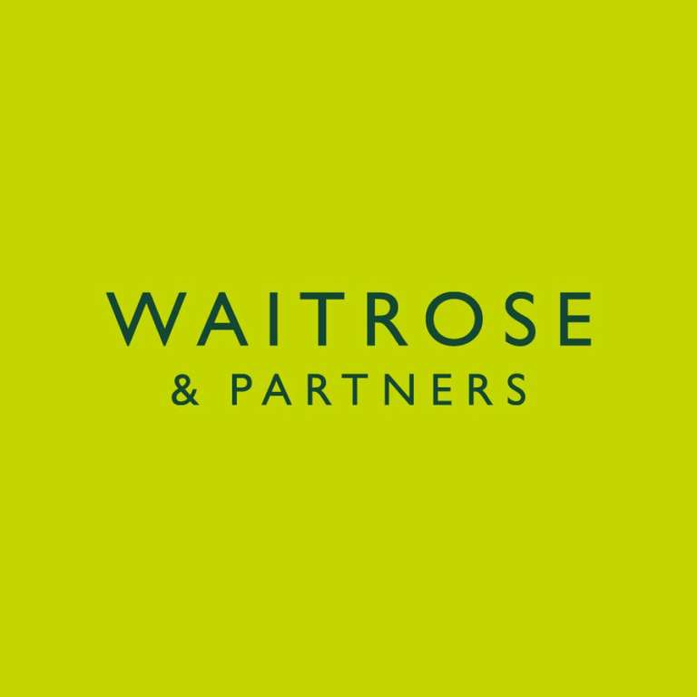 £15 Bonus cashback when you opt in and make purchase of £80 at Waitrose and Partners