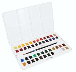 Daler-Rowney Aquafine student-grade Watercolour Set of 48, £31.96 (click and collect) from Cass Art