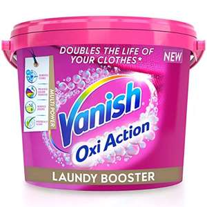 Vanish Oxi Action Chlorine Bleach Free Laundry Booster Powder 2.4kg £12 / £10.80 Subscribe & Save + 20% Voucher on 1st S&S @ Amazon