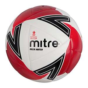 Mitre Delta Match FA Cup Football size 3,4 or 5 £15 @ amazon.co.uk