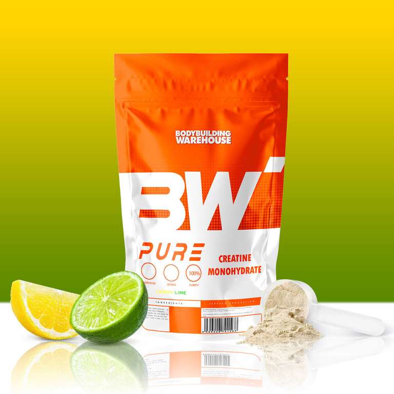 Creatine Monohydrate Powder unflavoured 2 x 1KG for £39.98 with code @ bodybuildingwarehouse / eBay