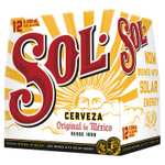 Sol. Original Beer 12 x 330ml - £8 (Clubcard Price) @ Tesco