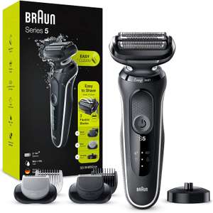 Braun Series 5 50-W4650cs Electric Shaver With Beard Trimmer, Body Groomer and Charging Stand, Wet and Dry £30 @ Amazon