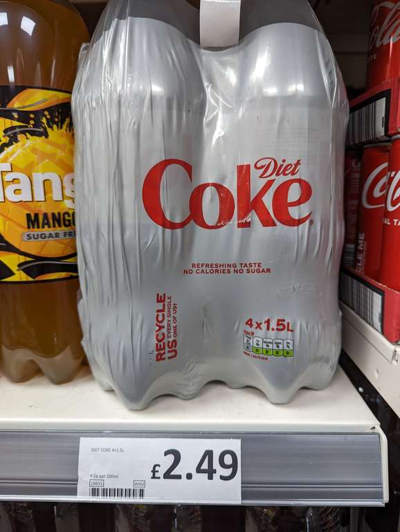 4 x 1.5L Diet Coke - Leeds