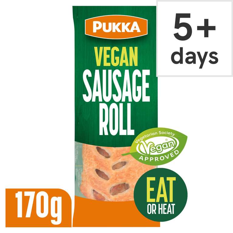 Pukka Vegan Sausage Roll 130G (Clubcard Price)