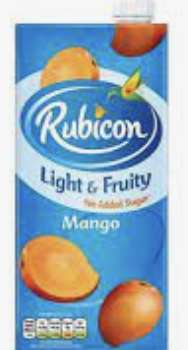 Rubicon light and fruity mango soft drink 1litre - 45p Instore @ Sainburys (Winnersh, Berkshire)