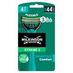 Wilkinson Sword Xtreme 3” Sensitive Comfort Disposable Razor X 4 - £1 with coupon and Clubcard Price @ Tesco