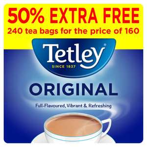 Tetley Original Tea Bags x240 - £3 @ Asda