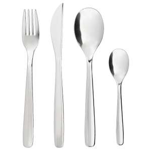 MOPSIG 16-piece Stainless Steel Cutlery Set (Ikea Family Member) - Free Click & Collect