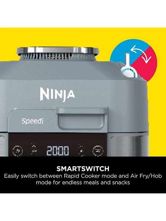 Ninja Speedi 10 in 1 5.7L Rapid-Cooker & Air Fryer ON400UK - QVC