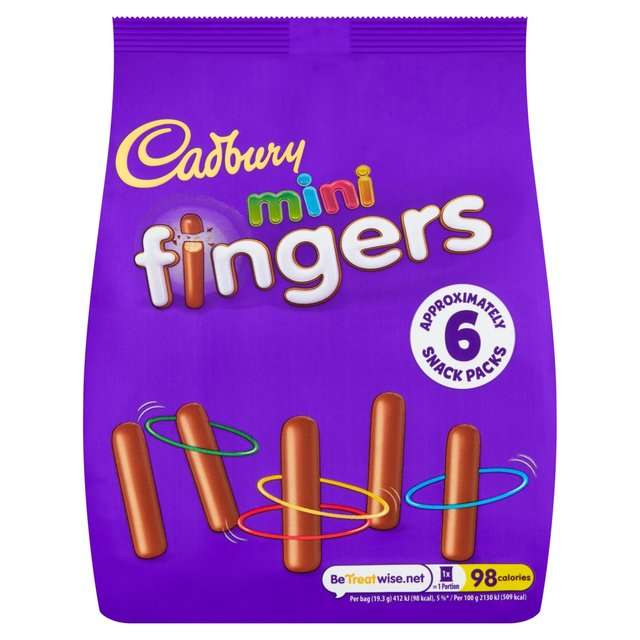 Cadburys chocolate fingers snack packs 55p @ Tesco Totterdown Bristol