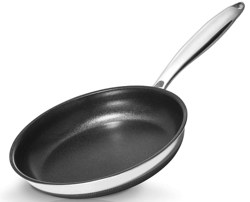 KOKHUB 20 cm Tri-Ply Stainless Steel Frying Pan, Non Stick Pan £16.99 ...