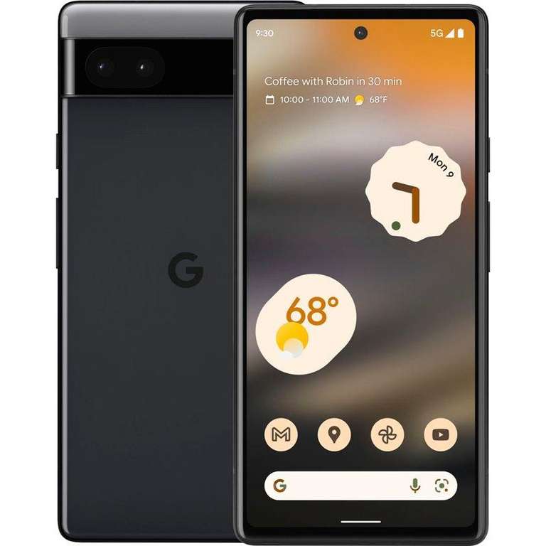 Google Pixel 6a 5G Mobile Phone / Smartphone + 100GB Talk Mobile Data, £18p/m With £9 Upfront (24m) - £441 @ Fonehouse