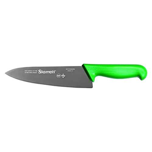 Starrett Professional Chefs Knife - BKG301-8 Wide Triangular 8" (200mm) Ultra Sharp, Green / Blue or Yellow - £4.98 @ Amazon