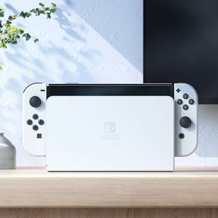 Nintendo Switch OLED Console White + £6.74 Reward Points