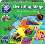 Orchard Toys Little Bug Bingo Mini Game, Small and Compact Game, Travel Game, Bingo game for children Age 3-6