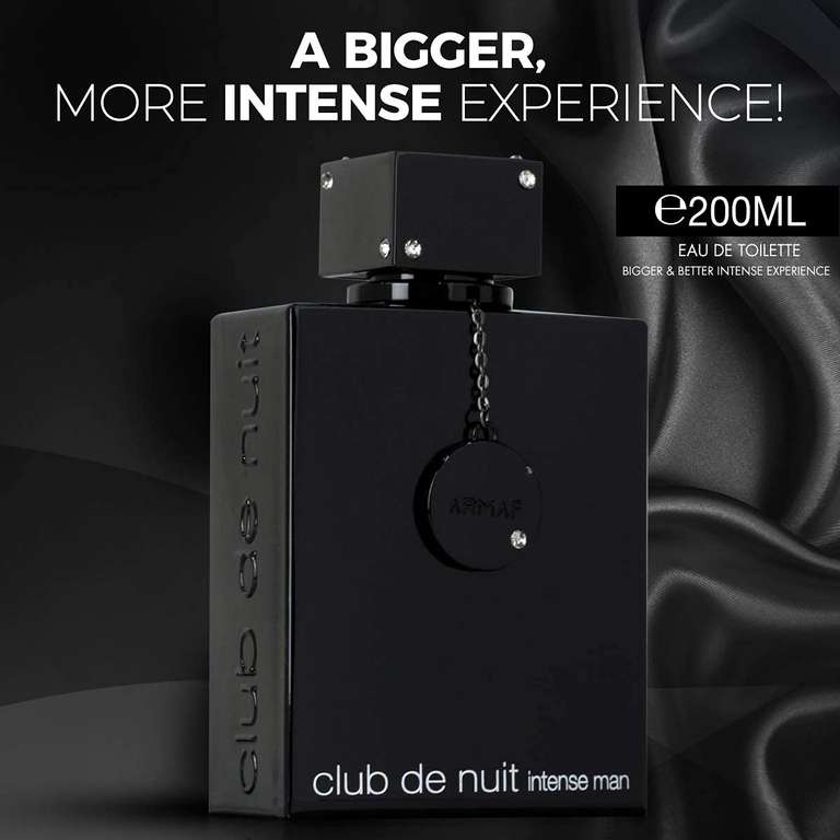 ARMAF Club De Nuit Eau De Parfum, for Men, 200ml, Intense (£39.24 subscribe and save)