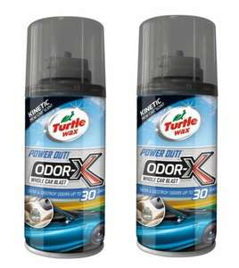2 X Turtle Wax Odor-X Aircon cleaner / refresh £8 delivered with code @ Turtle Wax / eBay