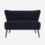 Velvet 2-Seater Small Sofa - £201.15 delivered @ Dunelm
