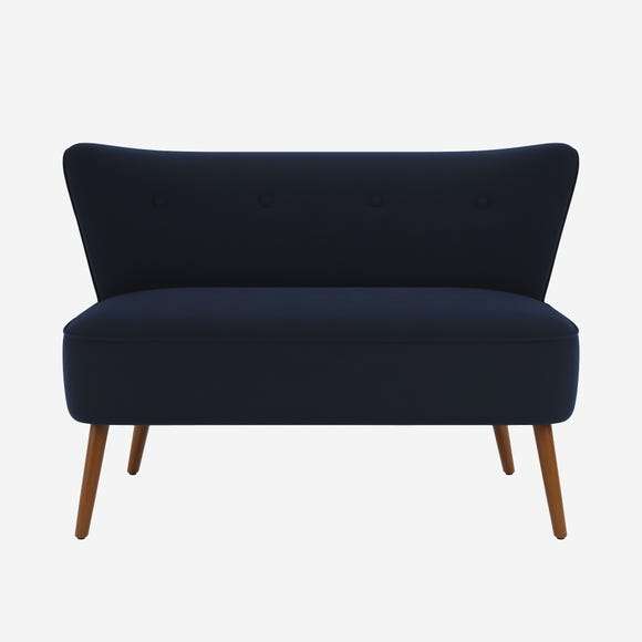 Velvet 2-Seater Small Sofa - £201.15 delivered @ Dunelm