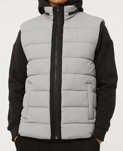 Grey Padded Gilet (size L) - £12 + Free Click and collect @ Asda