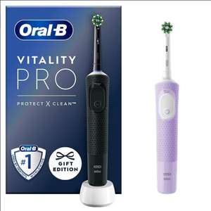 Duo Pack Oral-B Vitality Pro: 2x Electric Toothbrushes, 2 Toothbrush Heads, 3 Brushing Modes (£32.39 With Student Discount)