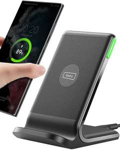15W Fast Wireless Charging Stand Qi Certified w/voucher and code sold by EAFU FB Amazon