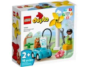 LEGO 10985 Duplo Wind Turbine And Electric Car Preschool Toy