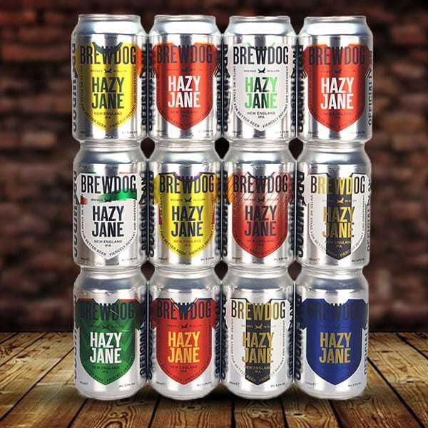12x 330ml cans BrewDog Hazy Jane IPA (best before 12-Oct-23) for £7.99 (1 per customer / Minimum order value £25) at Discount Dragon