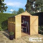 Mercia 8x6ft Overlap Apex Shed - price with code