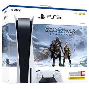 PlayStation 5 Console + God of War Ragnarök - £400 When Purchasing With Gift Card Promotion