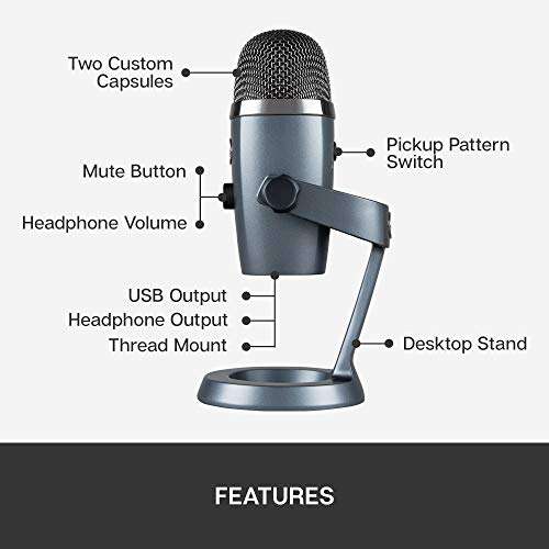 Blue Yeti Nano Premium USB Microphone £66.30 @ Amazon