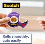 Scotch GiftWrap Tape & Dispenser 1 Roll 15m 33p @ ASDA Darlaston