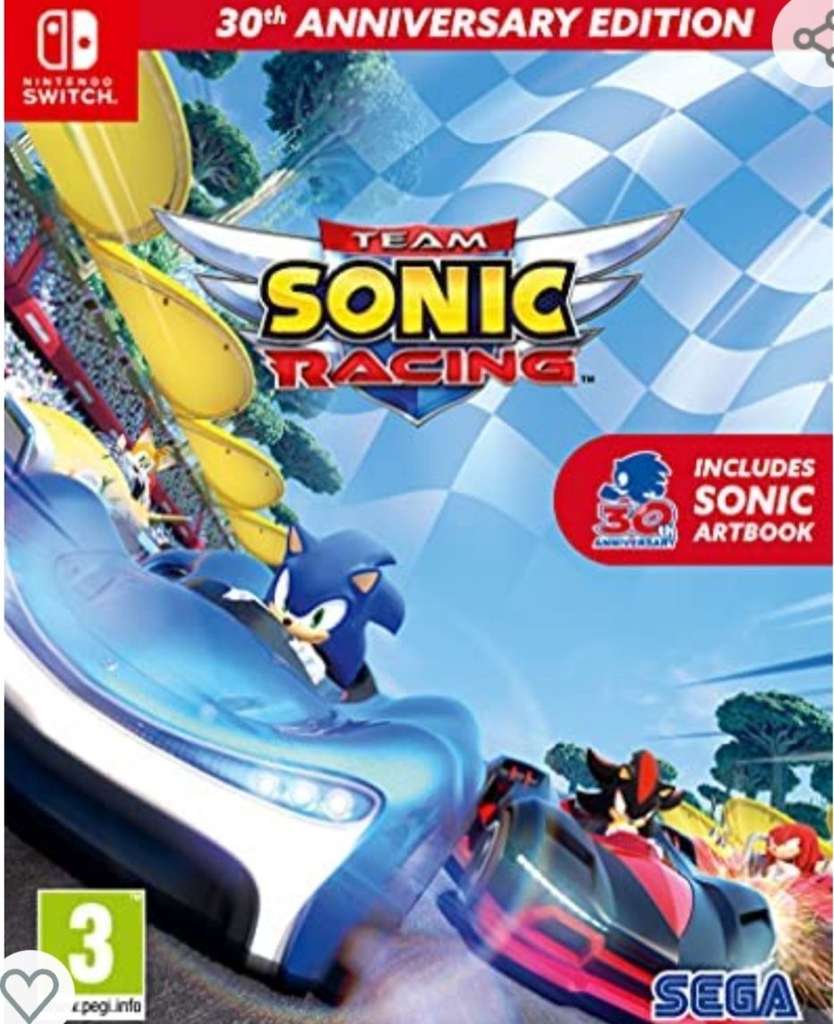 126° - Team Sonic Racing 30th Anniversary Edition (Nintendo Switch) £15.99 @ Amazon