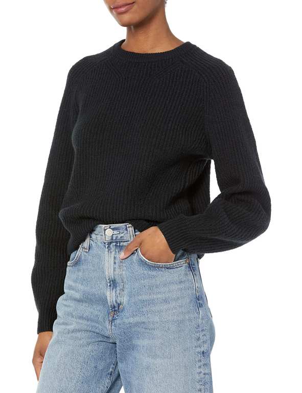 Amazon Essentials Women's Crew Neck Rib Sweater - Size M