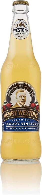 Henry Weston's 500ml Cloudy Apple Cider 7.3% 8 Bottles - £12.50 @ Amazon